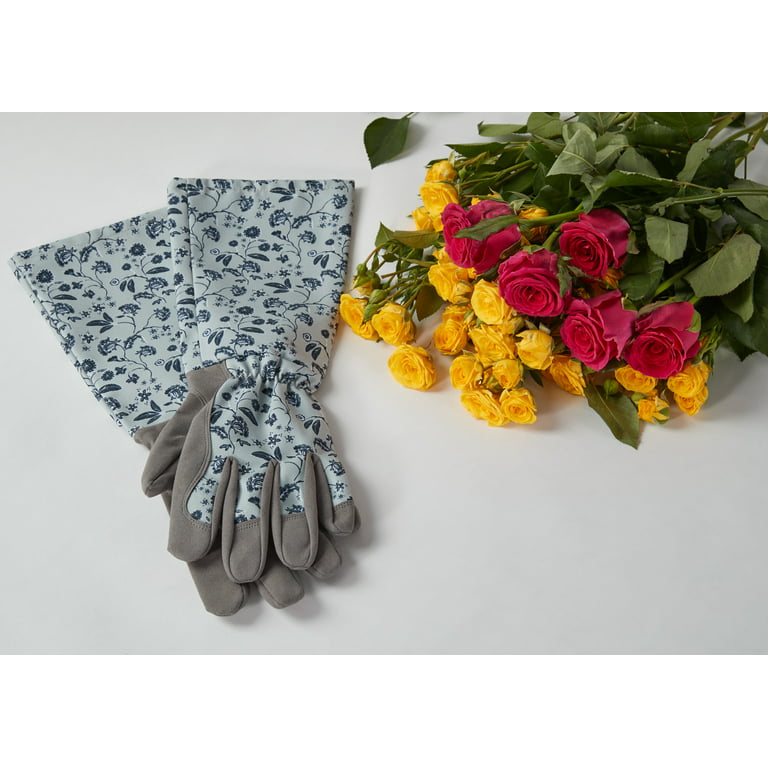 Faux Leather Long Gardening Gloves for Women, KAYGO SAFETY