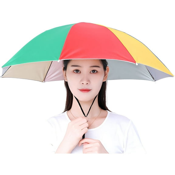 GASTROPOD Umbrella Hat,Hands-Free Comfort Design Fishing Hats,Provides Effective Uv Defense Outdoors Rain Hat,Style1