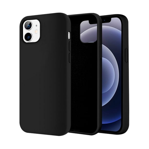 Funda de Protección para iPhone 12 - Sovico - Silicón con Forro de Microfibra