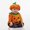 #03-Orange, variant on Halloween Baby Pumpkin Print Romper with Hat for Halloween Party Dress Up Clothes Themed Party Pretend Play Halloween Gifts for Kids Outfit