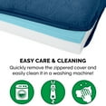 thumbnail image 4 of FurHaven Pet Products Quilted Cooling Gel Top Sofa Pet Bed for Dogs & Cats - Navy, Medium, 4 of 13