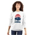 thumbnail image 3 of Vintage Patriotic American Buffalo Sweatshirt for Men or Women Brisco Brands S, 3 of 6