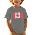 thumbnail image 1 of T-shirt Garçon Canada Drapeau du Canada Col Rond Manches Courtes Blouse Enfants Fête du Canada Imprimé Graphique Décontracté Fête du Canada Célébration T-Shirt Graphique Filles, 1 of 5