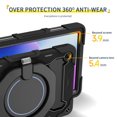 thumbnail image 3 of FJLBDE Case for Lenovo Tab M10 Plus 3rd Gen 2022 10.6 Inch with 360 Kickstand, Shoulder Strap Carrying Protective Cover, Black, 3 of 6
