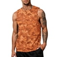 thumbnail image 2 of Sleeveless Shirts for Men Camo Tank Tops Casual Summer Relaxed Fit Muscle Tank Top Lounge Athletic Shirts Cool Tops, 2 of 6