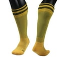 thumbnail image 1 of Lian Style Men's 1 Pair Knee Length Sports Socks for Baseball/Soccer/Lacrosse XL003 M(Yellow), 1 of 1
