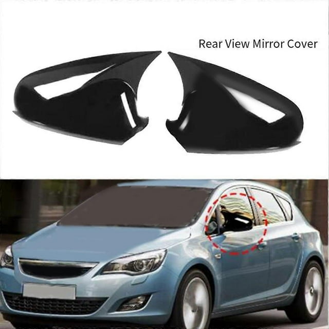 For Vauxhall Astra Opel Astra J 2010-2016 Gloss Black Wing Mirror Cap