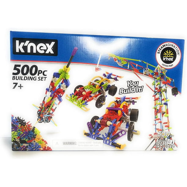 K Nex 500pc Building Set Race Cars Amp Rocket Launcher Model Building Steam Creative Toy Kids Steamagination Sm8 Walmart Com Walmart Com