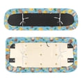 thumbnail image 3 of Pzuqiu Capybara Lemon 2-Piece Golf Cart Seat Covers Set - Breathable Washable Protective Cover For Golf Cart, 3 of 9