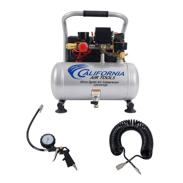Compresor de aire California Air Tools 12V1P10S, 1,0 galones, 12 V