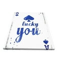 thumbnail image 2 of 12x16 inch Canvas Frameless Painting 'Lucky You' Slogan Ace Of Spades,Funny Poker Canvas Decor Accessory,Bedroom,Man Cave,Lounge,Hotels Wall Decor Hanging Picture,Gifts For Poker Enthusiast, 2 of 6