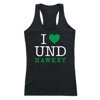 W Republic 532-141-BLK-04 University of North Dakota Love Tank for Women, Black & White - Extra Large