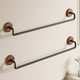 thumbnail image 1 of Toallero de madera de nogal, organizador de baño sin taladros, accesorio de baño, colgador de toallas y toallas de baño, estante para toallas, estante de almacenamiento de aluminio, 1 of 9
