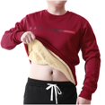 thumbnail image 3 of Xihbxyly Camisa Acolchada para Hombre, Elegante Camiseta de Manga Larga con Cuello Redondo, Informal, de Color Liso, Ideal para Uso Diario, Actividades Al Aire Libre, Moda Otoño-Invierno., 3 of 7