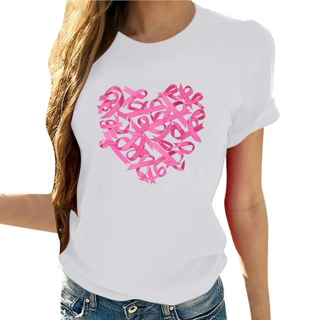Yhmxh T-shirts pour Femmes T-shirt à Manches Courtes Imprimé Col Rond pour Femmes Haut d'Été pour Femmes T-shirts d'Été à Manches Courtes sous-Vêtements T-shirts pour Femmes
