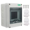 thumbnail image 1 of MasteelfCA Ht-5 Loop Outdoor Waterproof Distribution Box Plastic Wiring Box (Light Grey), 1 of 8