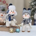 thumbnail image 4 of MAIMAI más vendidos lindo Navidad nueva muñeca de tela azul lindo columpio de esquí adorno de muñeco de nieve adorno regalo de vacaciones para niños, 4 of 4
