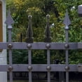 thumbnail image 3 of AURARMLET 1Set Black Iron Conical Finials Topper for Gardeners Yard Protective Use, 3 of 8