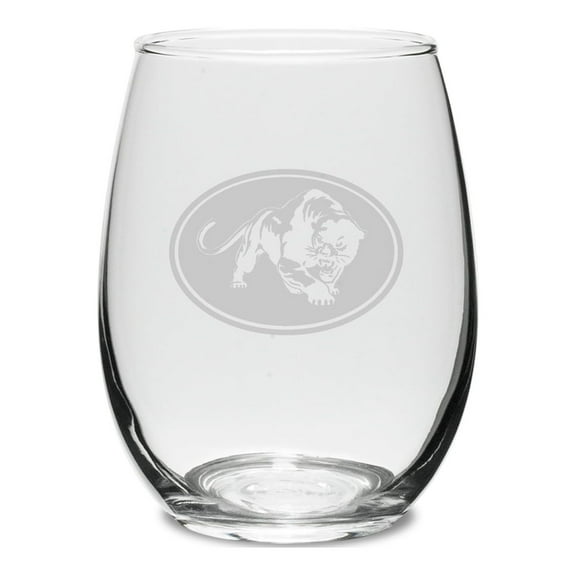 Jaguar Swing 15 oz. Deep Etched Stemless Wine Glass