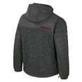 thumbnail image 3 of Men's Colosseum Charcoal Minnesota Golden Gophers Nightman Full-Zip Hoodie Puffer Jacket, 3 of 3