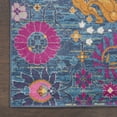 thumbnail image 4 of Nourison Passion Floral Denim 2'2" x 10' Area Rug, (2x10), 4 of 8