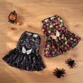 thumbnail image 3 of New Fun Dog Skeleton Halloween Costume Pet Lace Hair Proof Pumpkin Butterfly Dress Dog Clothes Gift, 3 of 7