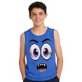 thumbnail image 4 of Niños Pequeños Camisola sin Mangas Gradiente Suave Impresión Moda Lindo Fondo para Niños 3-15 Años, 4 of 6