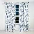 thumbnail image 3 of Designart "Monochromatic Serenity" Botanical Traditional Curtain, Floral Single Panel, 3 of 6