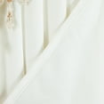 thumbnail image 7 of VOGOL White Velvet Swag Valances, Luxury European Style Waterfall Valance with Bead Tassels, Soft Privacy Curtains for Living Room, 39 inches Wide, 1 Panel, 7 of 7