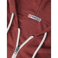 thumbnail image 4 of H2H Mens Casual Slim Fit Long Sleeve Lightweight Zip-up Hoodie With Kanga Pocket (CMOHOL048), 4 of 6