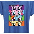 thumbnail image 3 of My Little Pony -  Stacked Faces - Women's Short Sleeve Graphic T-Shirt, 3 of 5