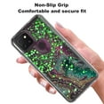 thumbnail image 3 of T-Mobile REVVL 4 Case, Rosebono Hybrid Bling Glitter Sparkle Epoxy Graphic Marble Colorful Silicone Skin Cover Armor Case for T-Mobile REVVL 4 (Green), 3 of 5