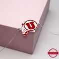thumbnail image 3 of Picturesongold.Com Color Enamel Feathered U Bracelet Unisex Adult - Rose Gold Plated, 3 of 5