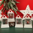 thumbnail image 4 of LED Lighted Christmas House, Christmas Snow Globe House, Battery Operated Santa Claus Christmas Tree House, Lighted Lantern, Snow Globes House Holiday Festival Decoration Gifts , 1 Pack, 4 of 9