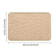 thumbnail image 2 of WIFKLSIIPG Bathroom Rug Super Absorbent Polyester Fiber Doormat for Living Room Bedroom Entryway 60x40cm, 2 of 5