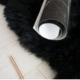 thumbnail image 3 of ORINOVA Black Shag Washable Furry Fur Area Rugs For Bedroom Faux Sheepskin Fuzzy Fur Nursery Rug Runners 2x6 Cute Room D?cor, 3 of 8