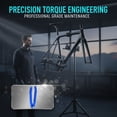 thumbnail image 5 of 6.5 in Adjustable Pin Spanner Wrench, Versatile Alloy Bike Suspension Top Cap Repair Tool, 34 mm Opening for Crankset Bottom Bracket Cover Maintenance, Blue, 5 of 8