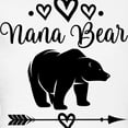 thumbnail image 3 of CafePress - Nana Bear Grandma Gift Pajamas - Women's Short Sleeve Print T-Shirt and Pants Light Cotton Pajama Set, 3 of 7