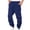 Dark Blue, variant on CPNG Boys Fleece Lined Sweatpants Casual Solid Color Elastic Waist Loose Pants Sports Pants Casual Jogger(Khaki,13-14 Years)