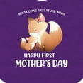 thumbnail image 4 of Inktastic Happy First Mother's Day Boys or Girls Baby Bib, 4 of 4