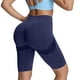 thumbnail image 1 of TaTaai Women's High Waisted Seamless Biker Shorts Butt Lifting Solid Yoga Shorts 5 Inch Inseam Tummy Control Athletic Gym Workout Fitness Gift, 1 of 8
