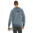 thumbnail image 2 of Bella + Canvas 3339C FWD Fashion Adult Sueded Fleece Full-Zip Hooded Sweatshirt, 2 of 3