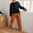 thumbnail image 5 of Xecao Happy Halloween 6 Print Teenagers' Pajama Pants Long Sleep Pants Soft Elastic Waist Pajama Bottoms Elastic waist with 2 Pockets 5-16 Years-XS(5-6), 5 of 6