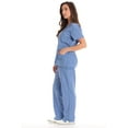 thumbnail image 2 of Just Love Tie Back Scrubs Set for Women 17777W-CN-1X (Ceil, 3X), 2 of 2
