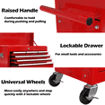 thumbnail image 4 of Holaki 8-Drawer Rolling Tool Chest Cabinet, High Capacity Tool Box Storage Cabinet with Locking System, Removable Tool Box Organizer for Garage Warehouse, Red, 4 of 11
