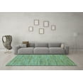 thumbnail image 3 of Ahgly Company Indoor Rectangle Abstract Light Blue Modern Area Rugs, 2' x 4', 3 of 4