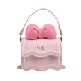 thumbnail image 2 of Bolso de hombro para mujer, bolso cruzado, bolsos para niñas, bolso elegante para mujer, Mini bolso con cadena para viajes al aire libre, trabajo de , Rosado Yinane Bolsa de hombro, 2 of 8