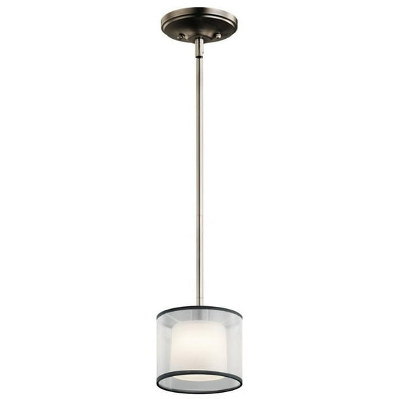 1 Light Mini Pendant 6.25 inches Tall By 6 inches Wide-Antique Pewter Finish Bailey Street Home 147-Bel-2268744