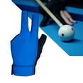thumbnail image 3 of Moyitang 3 Finger Billiard Gloves Snooker Gloves Portable Wear-resistant Non Cue Blue, 3 of 9