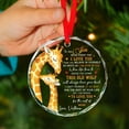 thumbnail image 3 of to My Son Never Forget That I Love You Glass Ornament, Personalized Son Christmas Ornament Decor 2025, Sons Xmas Keepsake Gifts from Daddy Mommy, Custom Name Sons Christmas Glass Ornaments Hanging, 3 of 6